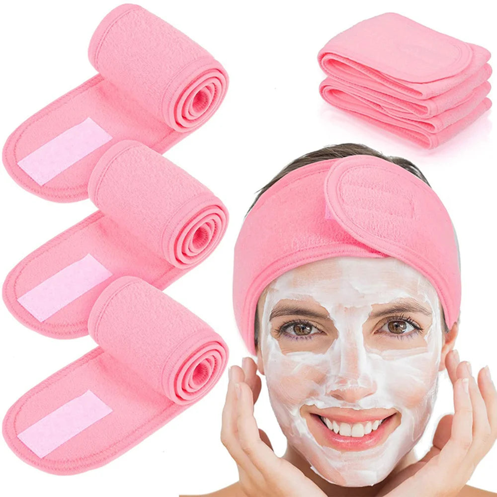 Women adjustable hair band for SPA, bath and makeup