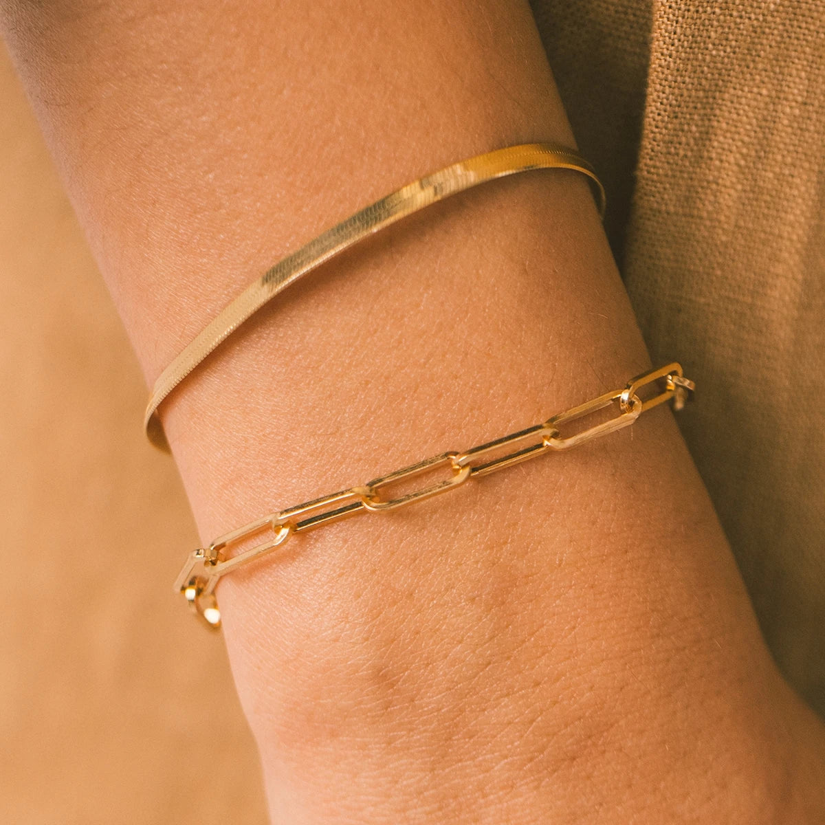 Bracelet tendance pour femme en acier inoxydable