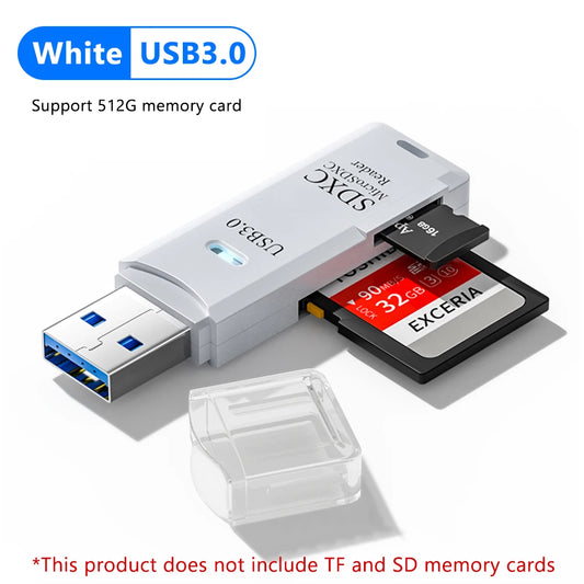 2 in 1 USB 3.0 Card Reader and Micro SD Card Reader