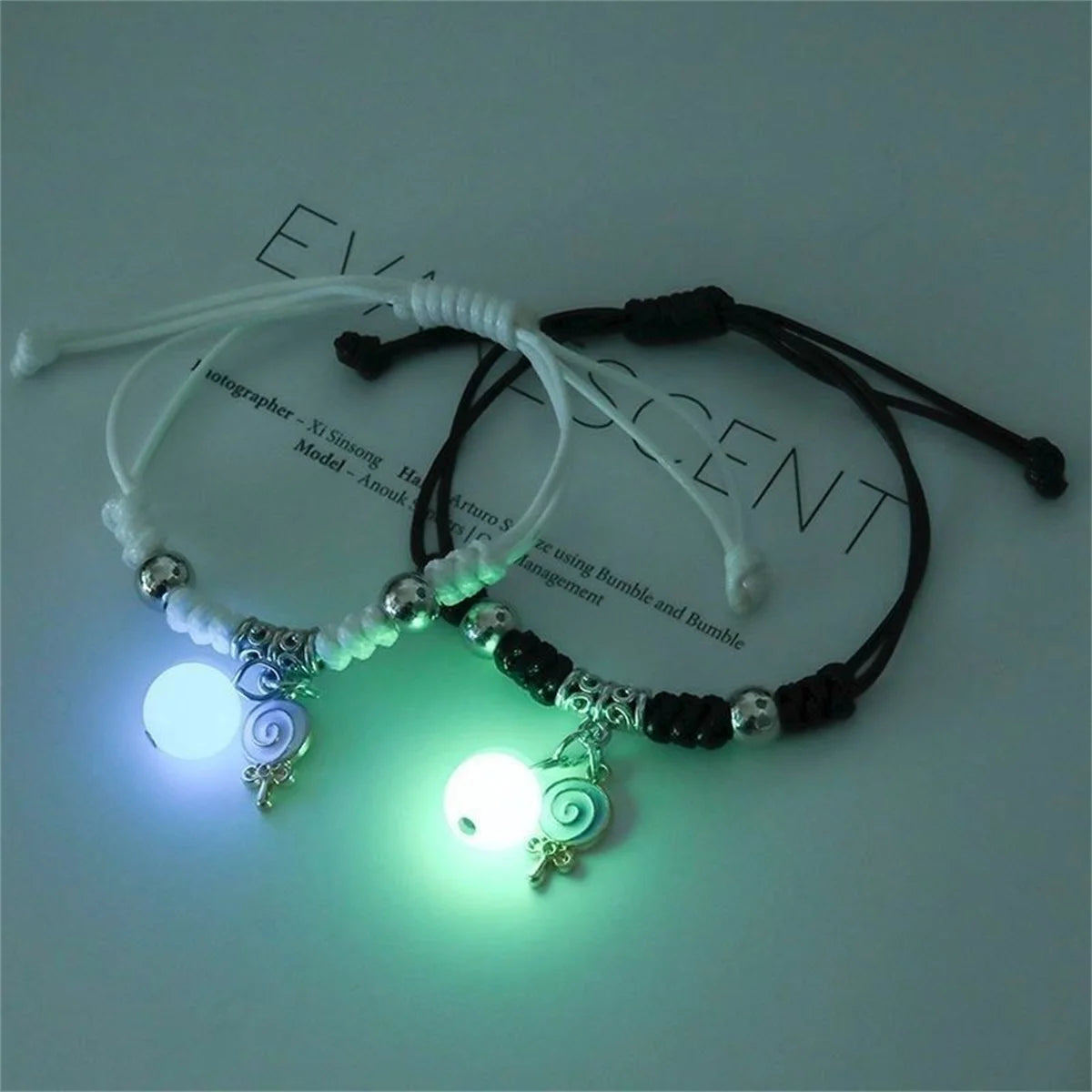 Bracelet avec étoile et perle lumineuse TENDANCE FASHION