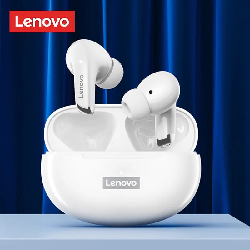 100% Original Lenovo LP5 Wireless Bluetooth Earphones with Waterproof Case