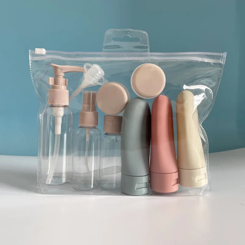 Refillable perfume bottles travel set