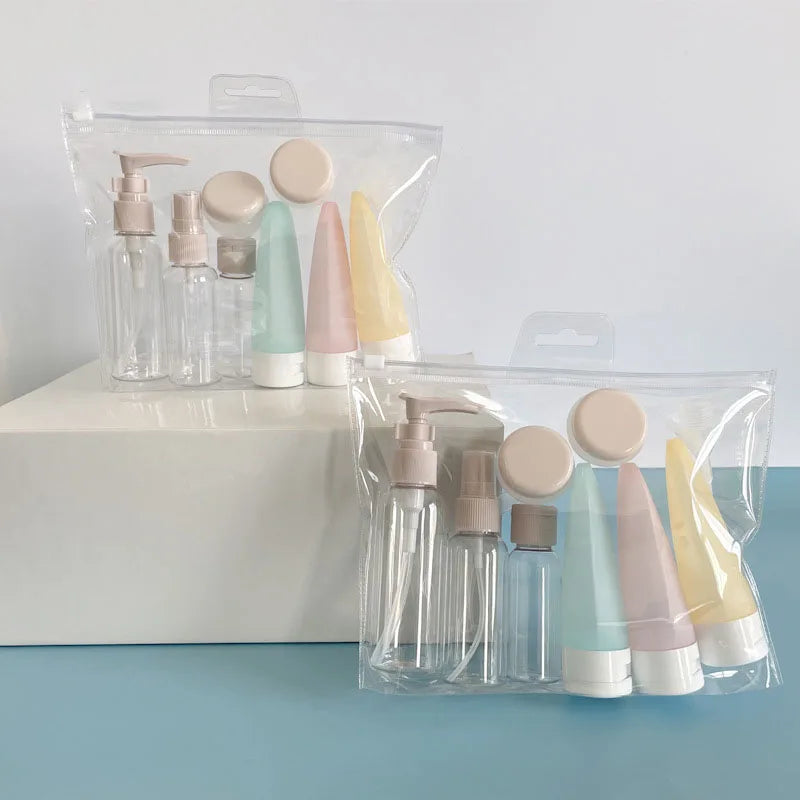 Refillable perfume bottles travel set